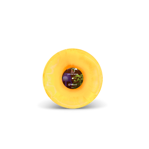 
                  
                    Yellow vinyl record with a label on a white background
                  
                