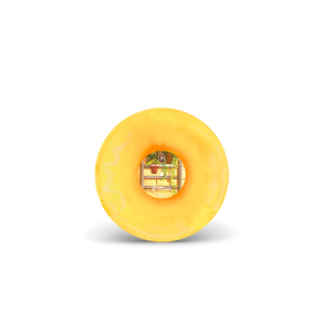 
                  
                    Round yellow cheese wheel with a brand label on a white background
                  
                