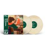 Vinyl records with a 'Back to School' theme and illustration of students in a classroom on the cover.
