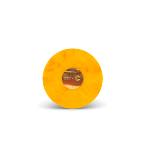 
                  
                    Round orange object with a label on a white background
                  
                