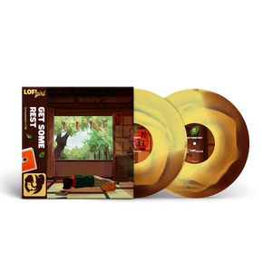 
                  
                    Vinyl record with a colorful cover featuring a nature scene and album art.
                  
                