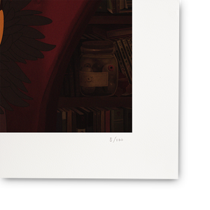 
                  
                    Dark-themed illustration with a character and text on a white background
                  
                
