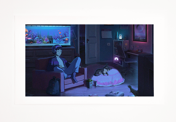 3AM Synthwave Limited Edition Collector (100 units) - Print – Lofi Girl