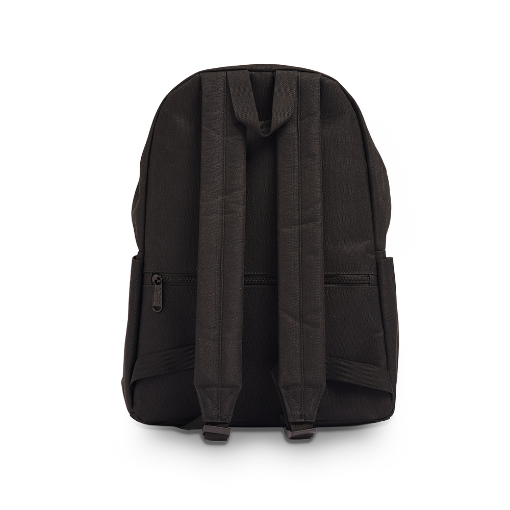 
                  
                    Black backpack on a white background
                  
                