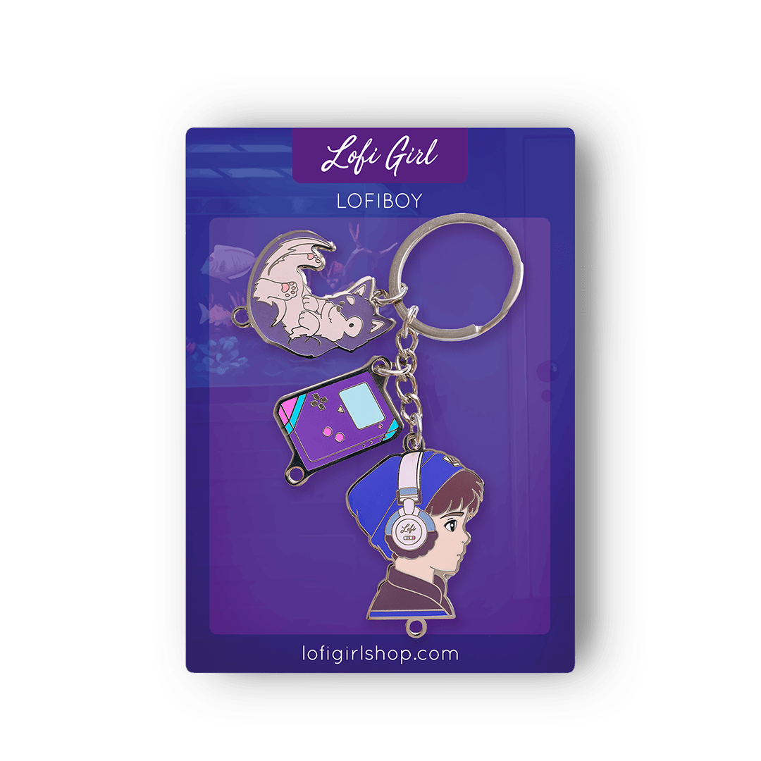 Lofi Boy Keychain – Lofi Merch
