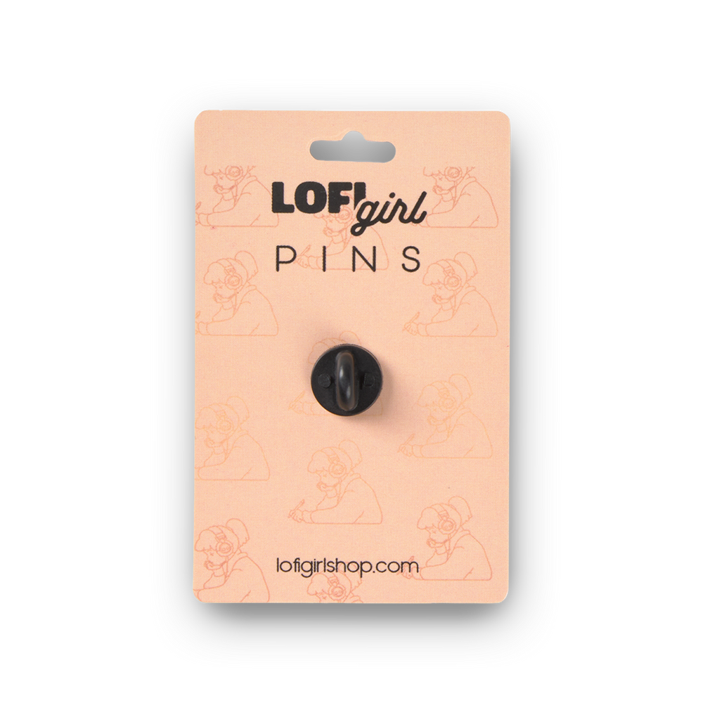 
                  
                    Package of LOFI girl Pins with a black pin on a light pink background
                  
                