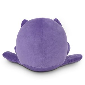 
                  
                    Purple plush toy on a white background
                  
                