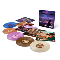 lofi girl Vinyl records best of and  on a white background