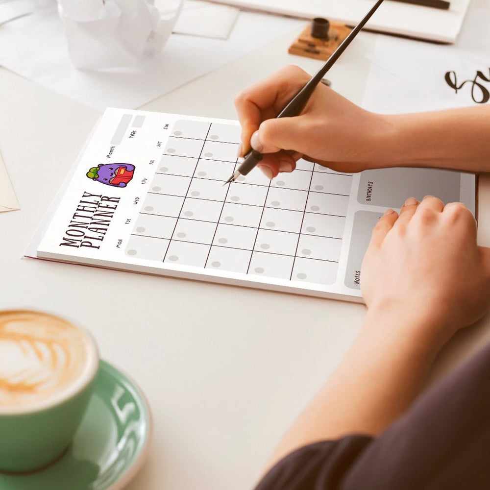 Monthly Planner Digital Lofi Merch Merch Monthly planner digital lofi merch merch